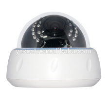 1.0MP 720P cámara de IP de domo de plástico para el ascensor con 2.8-12mm Varifocal Lens